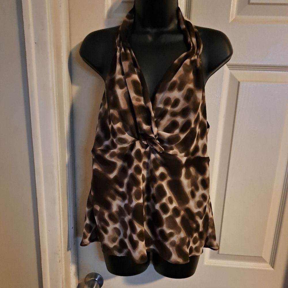 A-1) Worthington tank top animal Print Razor back size 16 5/$25